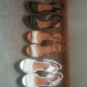 Bundle of Wedged Heels